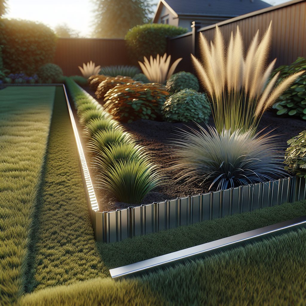 Professional steel landscape edging