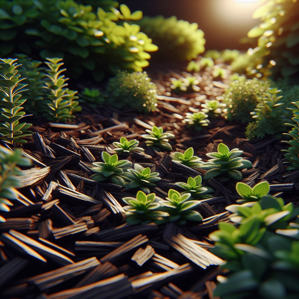 Premium hardwood mulch