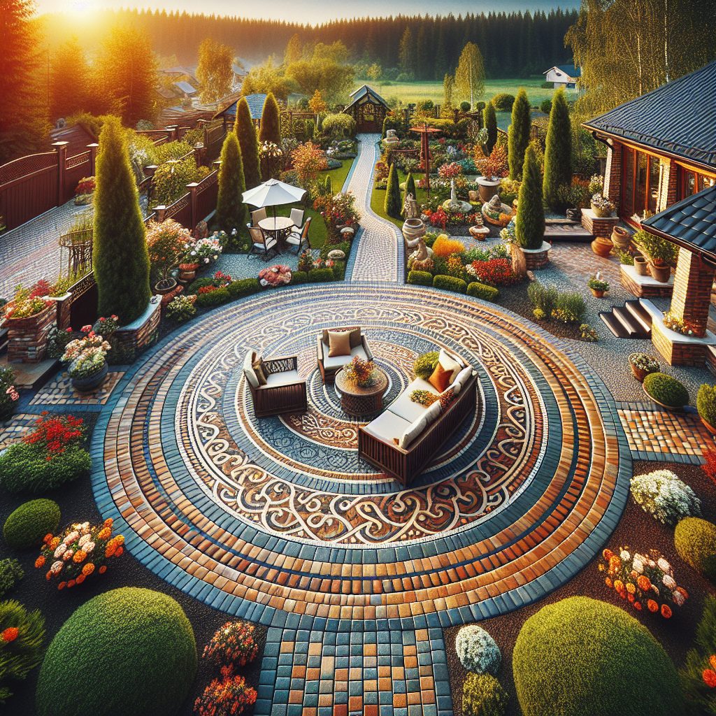 Interlocking brick pavers